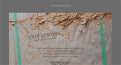 Desktop Screenshot of groundworkcleaning.com