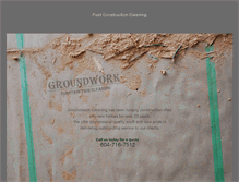 Tablet Screenshot of groundworkcleaning.com